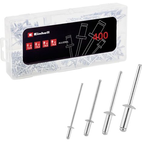 Einhell 461027 Blindniete Aluminium, Stahl Aluminium, Stahl Aluminium, Stahl 1 Set (1/5)
