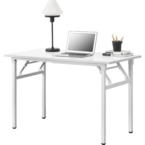 Schreibtisch Alta 120x60cm klappbar Weiß/Weiß neu.haus