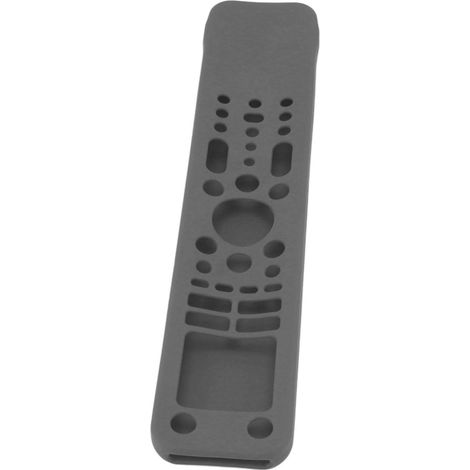 Housse de protection en silicone avec dragonne pour télécommande RMF TX520P, accessoire télé gris foncé (1/5)