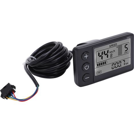 Écran LCD S866 pour Vélo Électrique 24V 36V 48V - Affichage Contrôleur Scooter avec Connecteur SM (1/5)
