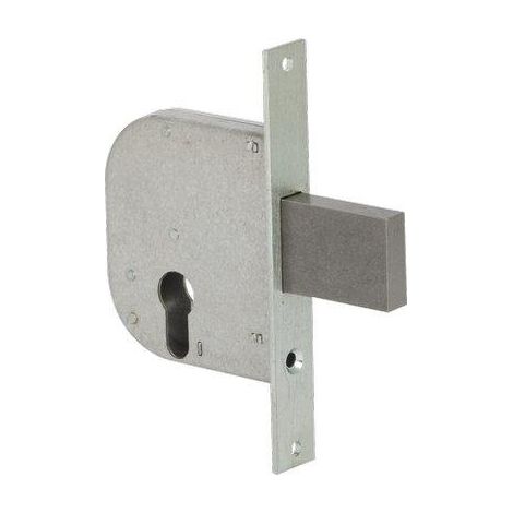SERRATURA CANCELLO INFILARE 42012 CISA - B.Q ZINC F.MM 22 F.SAGOM SCR E.MM 50- 2 pezzi