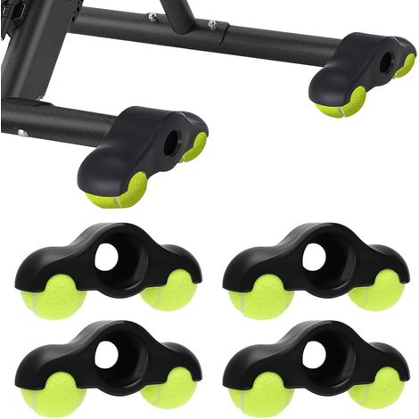 Rocker Plate Feet, adaptateur Snap Rocker Feet avec balles de tennis, planche à bascule portable, vélo d'intérieur pour entraînement de vélo à roulettes (1/5)