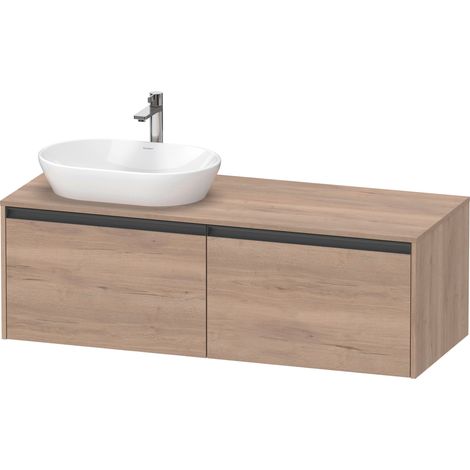Duravit Ketho.2 Konsolenwaschtischunterbau wandhängend,