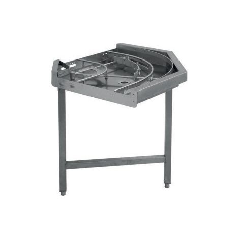 Courbe mécanisée à 180°actionnée par la machine - Accrochage Droite - Elettrobar