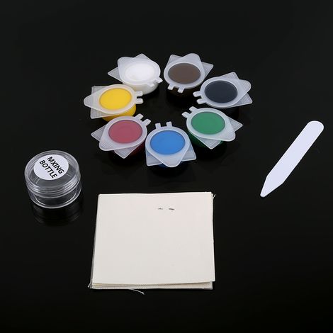 Kit d'outils de réparation de rayures pour sièges auto et canapés en cuir, sans chauffage, à base de liquide professionnel (1/2)
