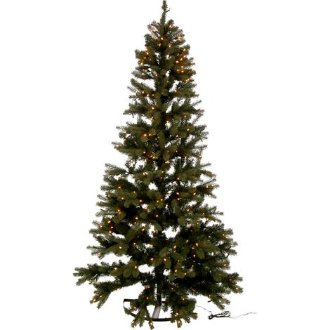 Demi Sapin Mural à LED "Artificiel" 225cm Vert (1/3)