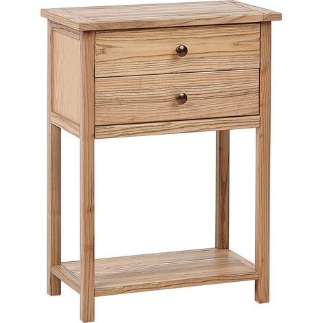 Console Table SALTON Sassafras Wood Brown