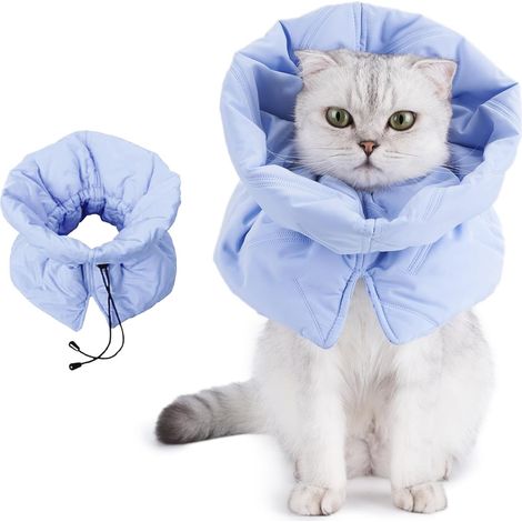 Collier conique ajustable pour chat, alternative légère et souple au collier électrique après stérilisation, collier imperméable et confortable (1/5)