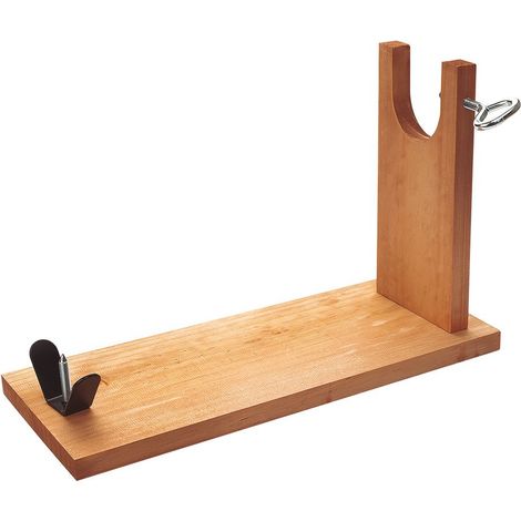 Jamonero modelo jaén de acero y madera 23 x 40 x 16 cm (1/5)