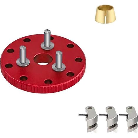 Kit d'embrayage à volant moteur en métal rouge pour voiture RC 4142 4146 3281 (1/5)