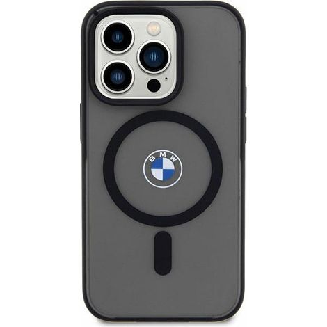 Custodia BMW Signature MagSafe per iPhone 14 Plus (nera)