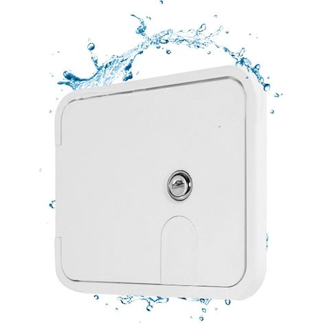 Trappe d'accès étanche pour camping-car RV avec serrure, pièce de rechange pour transformation et entretien de remorque et véhicule de loisirs.