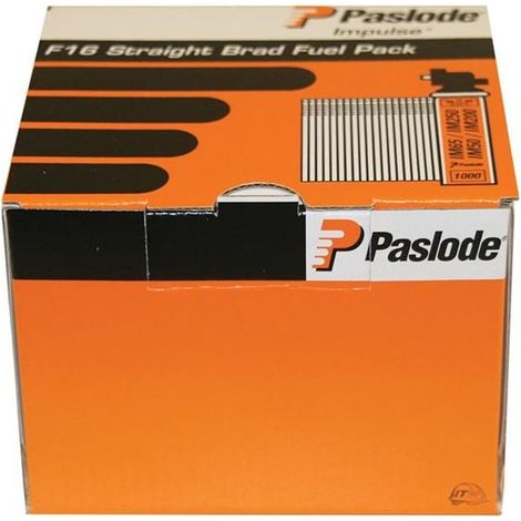 Paslode Angled Brad Nail Fuel Pack F16 x 63mm Galv QTY 2,000
