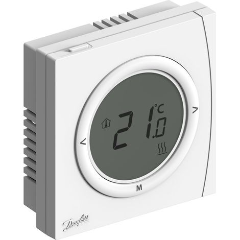 Danfoss Digitaler Raumthermostat RET2001MV2 230Vac, LCD, 5-30 Grad C potentialfreiem Ausgang (1/3)