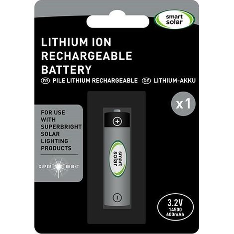 Batterie Lithium rechargeable 14500 3,2 V 600 mAh