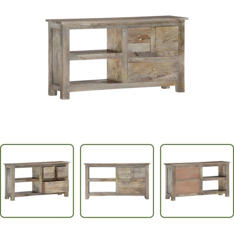 vidaXL Retro-Stil - TV-Schrank 100x30x55 cm Massivholz Mango (1/5)