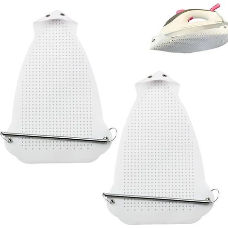 Protège-fer à repasser, couvre-chaussure de fer à repasser, housse de protection pour vêtements pendant le repassage, couvre-semelle facile à fixer, prévient les brûlures et (1/5)