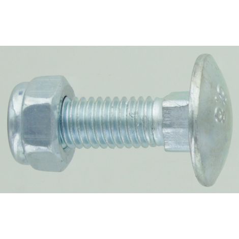 Bullone con dado, filettatura M8x1.25, lunghezza 25 mm, 8.8, per elementi aratro 51-1036