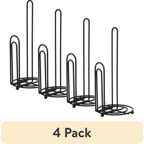 Lot de 4 porte-essuie-tout élégants en fil de métal (1/5)