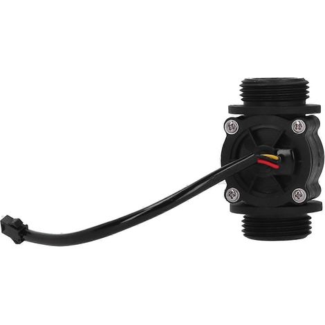 Capteur de débit d'eau mâle G1in, compteur de débit à effet Hall pour distributeur de chauffe-eau, lecteur de carte (1/4)