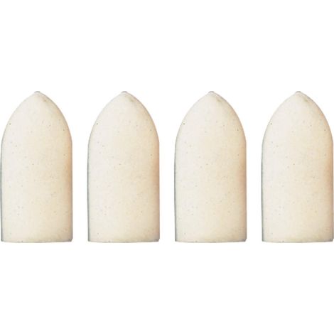 Dremel 422 Confezione multipla di punte di lucidatura, 4 punte di lucidatura per lucidare metalli e plastica su superfici piane o fori (10 mm) (1/5)