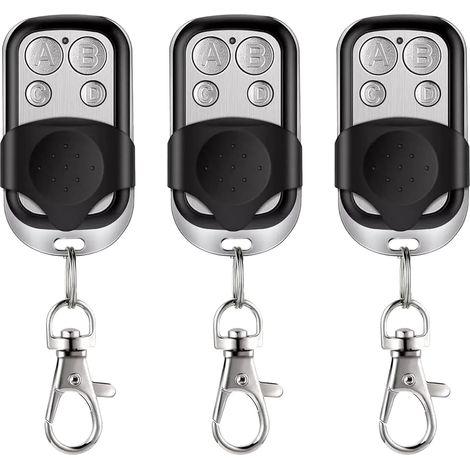 3 Pièces Telecommande Universelle Portail, 433,92 MHz Telecommande Portail (1/5)