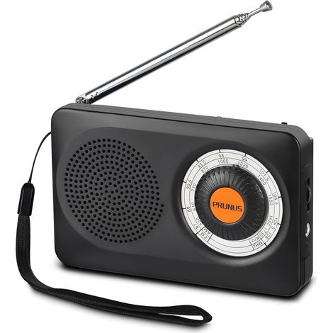 J-115 Tragbares Radio, AM/FM Mini-Taschenradio, AA-Batteriebetriebenes kleines Radio Nur Transistorradio mit guter Empfangsqualität, seniorenfreundlich