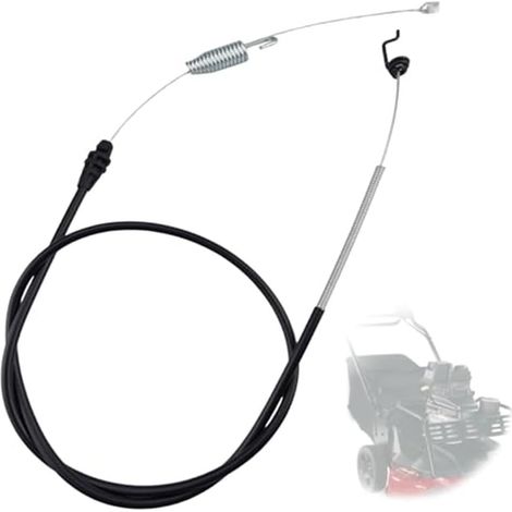 1 Câble de traction 127-6867, Plastique métal caoutchouc, 165,1cm, Pour tondeuse Timemaster (1/5)