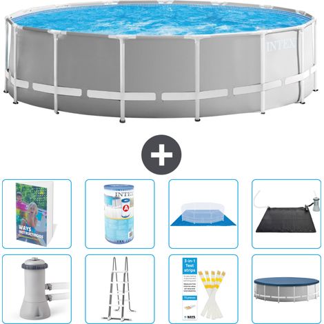 Intex Piscine Prism Frame Ronde - 457x122 cm - 9-pièces S619