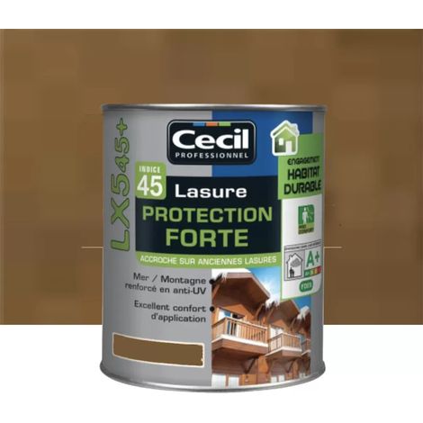 Lasure Protection Forte CECIL LX545+ Chêne 1 L (1/2)