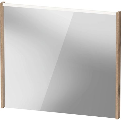 Duravit D-Code Spiegel, LED-Lichtfeld oben, 800x700mm, externer (1/2)