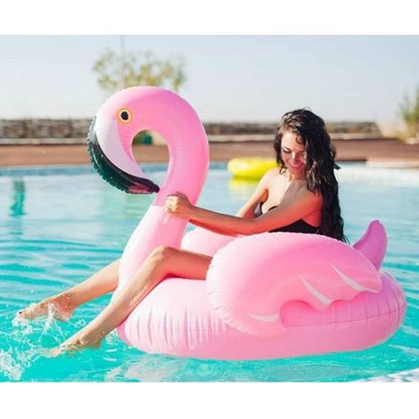 150 cm Flamingo Flutuador Piscina Zubehör ZMDECQNA (1/3)