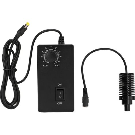 Projecteur LED coaxial pour microscope, luminosité réglable, résistant à l'usure et à la chaleur, alimentation AC100V-240V, Φ10mm, prise UE, blanc (1/5)