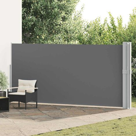 Ausziehbare Seitenmarkise 170x1200 cm Anthrazit (1/5)
