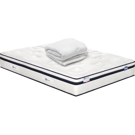 Matelas INCOMPARABLE 140x190 Hybride, ferme H27 + couette (1/4)