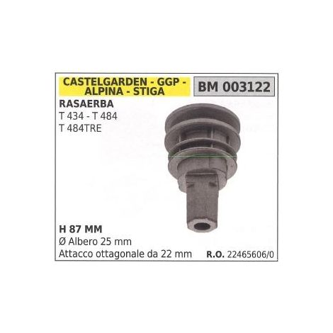 Supporto mozzo portalama tagliaerba T 434 484 484TRE STIGA 122465606/0