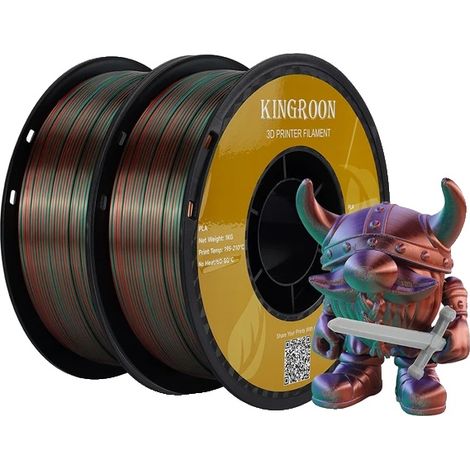 Filamento para impresión 3D, material PLA, bobina de 1 kg, G-2KG (1/2)