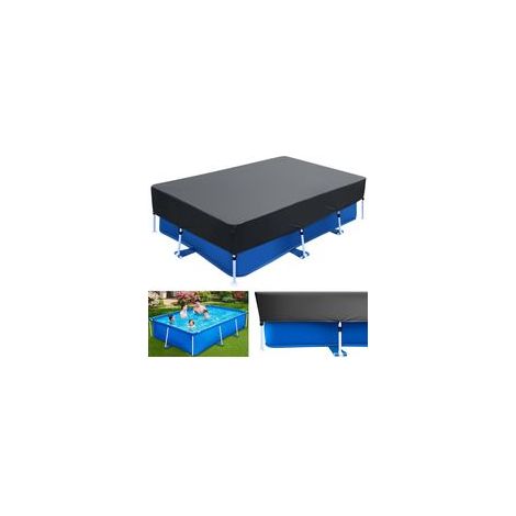 Bâche solaire rectangulaire pour piscine - 260 x 160 cm - Bâche pliable pour piscine hors sol