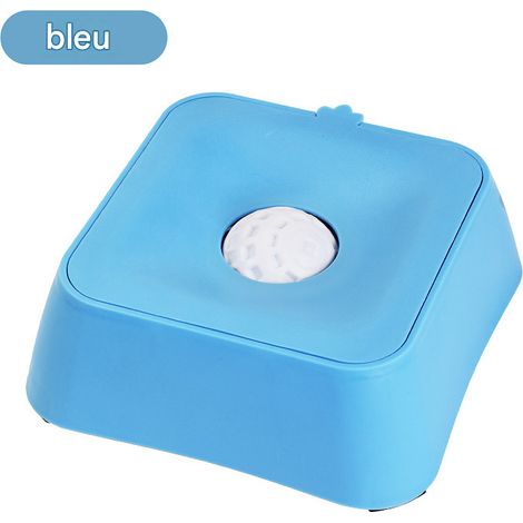 Bol à lécher pour chien et chat, plat anti-dérapant pour yaourt et pâtée, accessoire pour animaux 18×18×6cm (1/5)