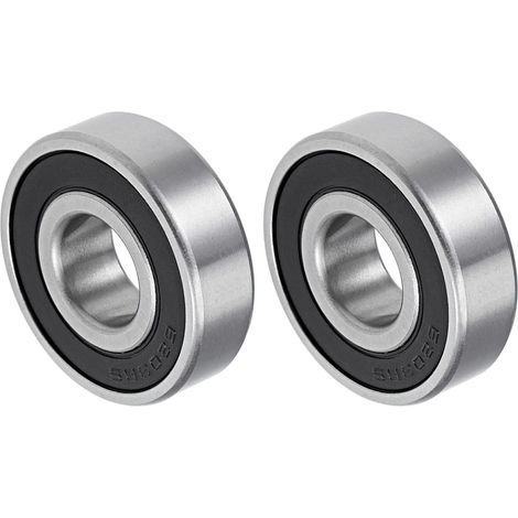 6203-16-2RS 16x40x12mm Ball Bearings 2PCS Chrome Steel (1/5)
