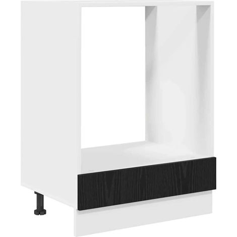 Maison Exclusive - Armadio pensile Rovere Nero 60 x 46 x 81,5 cm Legno multistrato