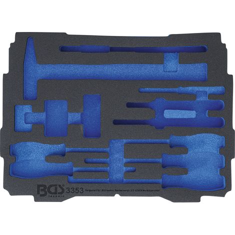 BGS Schaumeinlage für Art. BOXSYS1 & 2 leer für Art. 3353 - 3353-1 (1/2)