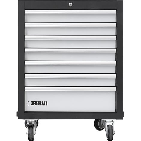 Baul con 7 cajones 660x455x860 mm para taller Fervi A007/16