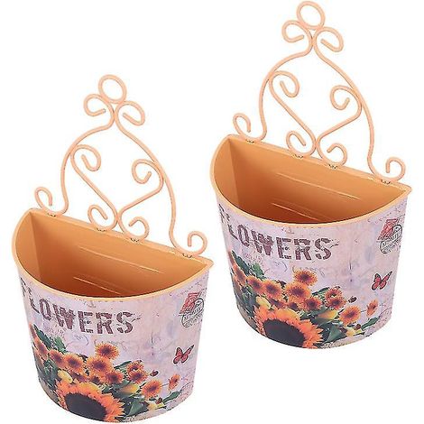 2 paniers de fleurs artificielles (1/3)
