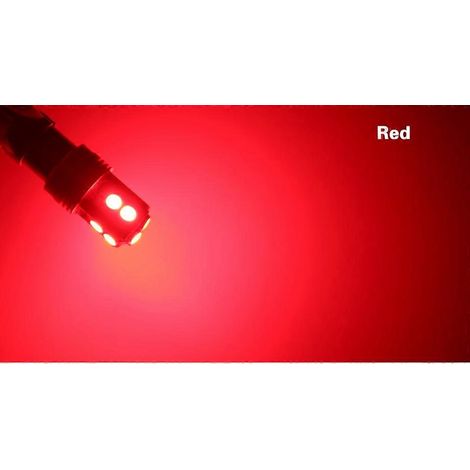 Ba9s T4W - Feux de stationnement latéraux haute puissance CANbus sans erreur LED inversée - Blanc (BAY9s H21W rouge) (1/5)
