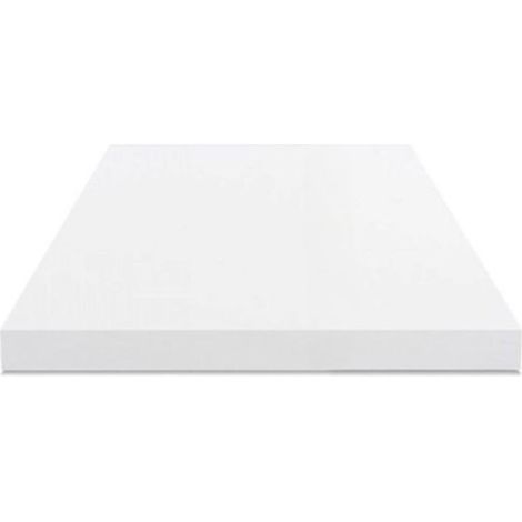 Piano tavolo quadrato truciolare bianco 80x80x4H