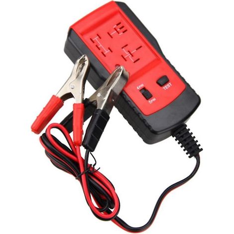 Testeur de relais automobile pour systèmes électriques 12 V avec analyse de circuit et vérification de la batterie (1/5)
