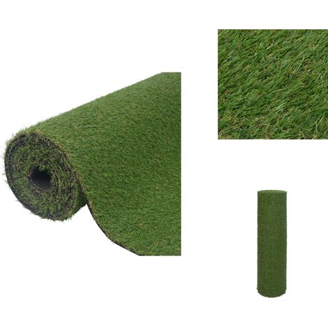 Kunstrasen 1x5 m /20 mm Grün - Kunstgras - Kunstrasen - Grüner Rasen - Dekorative Pflanzen - Gartengestaltung (1/3)