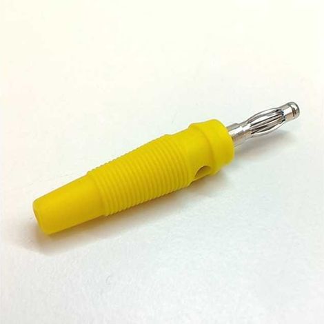 Adattatore di sicurezza 4mm Giallo