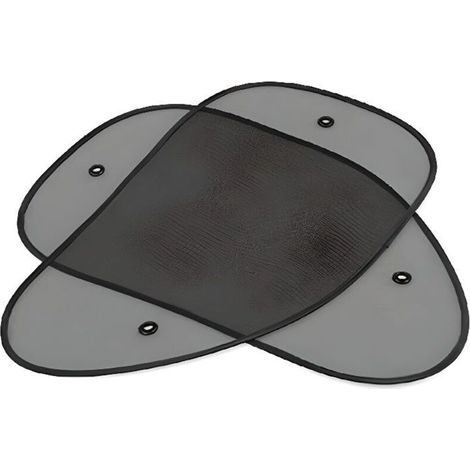 Pare-soleil voiture Panlom® 2x - Protection UV - Dimensions 65x38cm - Noir (1/4)
